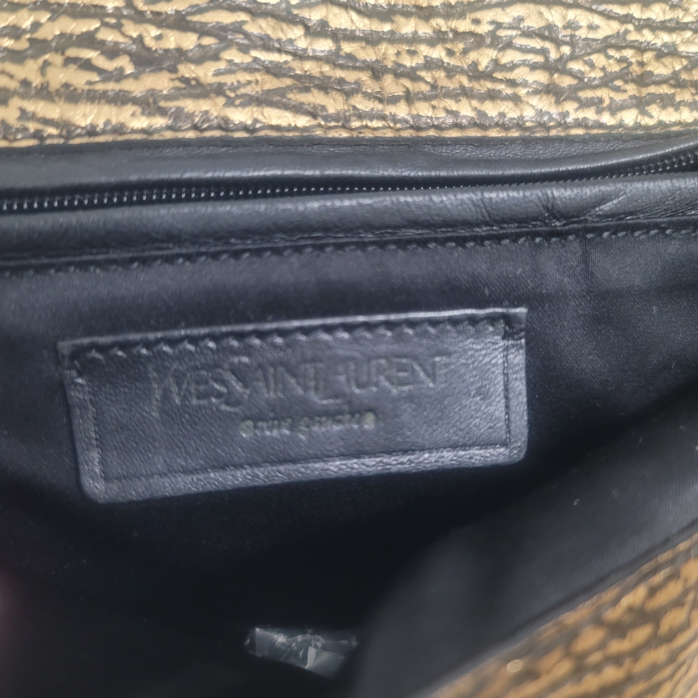 Yves Saint Laurent Gold Shoulder Bag - Picture 5 of 15